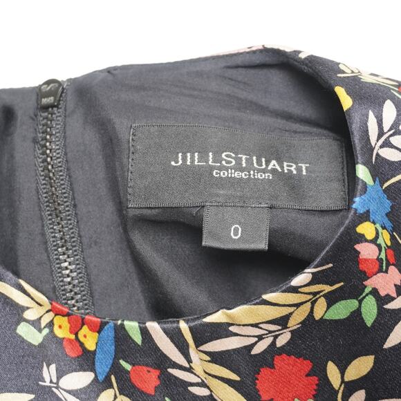 Jill Stuart Collection Fit & Flare Dress Sleeveless Floral Cocktail Party Dress - Picture 7 of 11